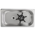 thumbnail image 1 of Enjuagadora automática de tazas Enjuagadora de cabezal de grifo de acero inoxidable G1/2 Limpiador de vidrio de alta presión Máquina de limpieza comercial para el hogar para bar, 1 of 8