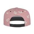 thumbnail image 4 of Daiia Funny Chicken print Flat Bill Hats Flat Brim Trucker Cap Baseball Cap Adjustable Classic Low Profile Hat Unconstructed Plain Cap, 4 of 9