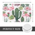thumbnail image 2 of Front Door Mat Cactus Flamingos Bedroom Entryway Rug Non-Slip Washable Indoor Carpet Doormat Decorative Low Profile Area Rug for Home Living Room Bedroom Laundry Floor Decor, 24 x 16 Inch, 2 of 7