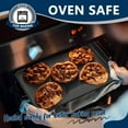 thumbnail image 4 of . Toaster Oven Tray Nonstick Toaster Oven Pan Carbon Steel Small Baking Cookie Sheet Sturdy & Easy to Clean Rectangular, 4 of 7