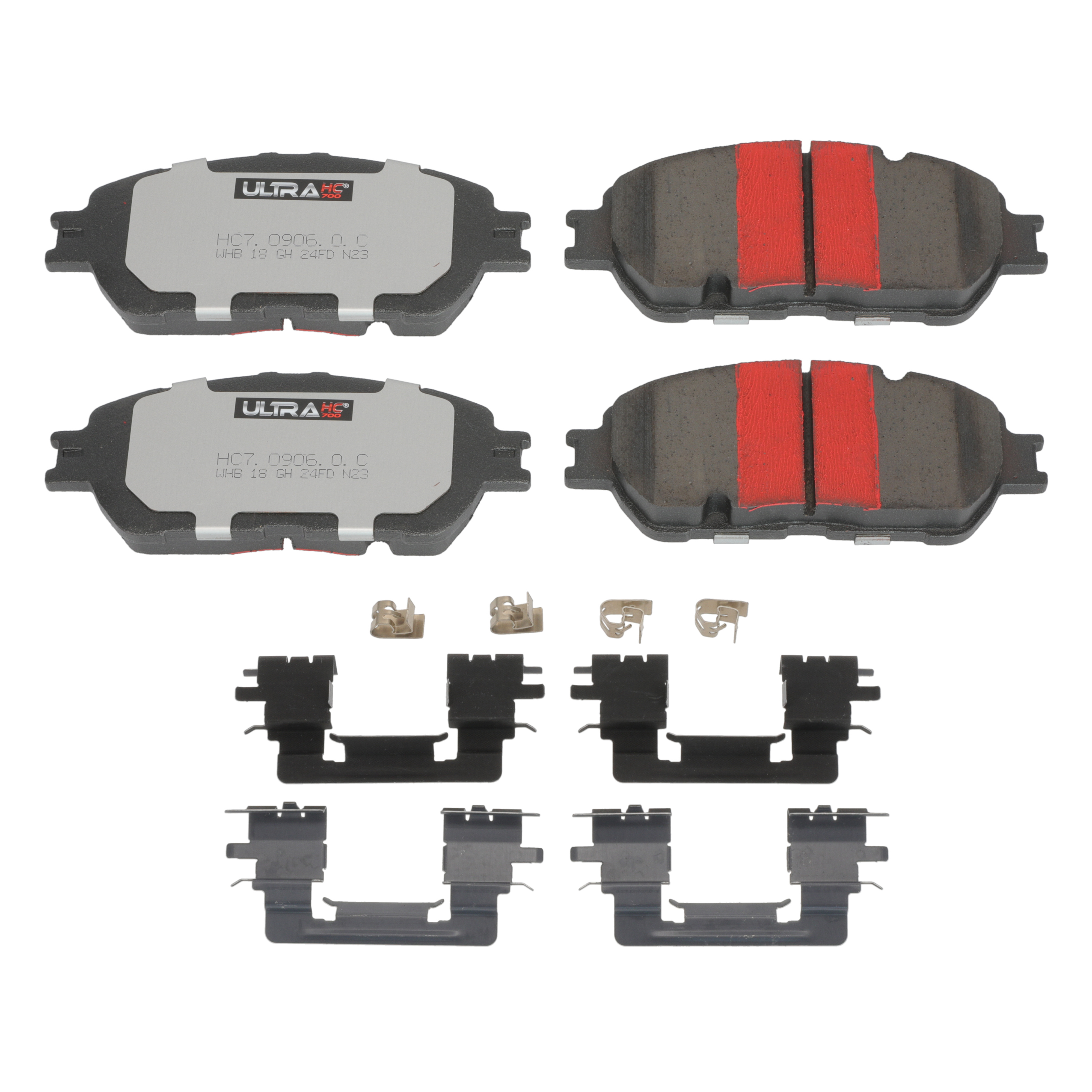 UltraHC 700 Brake Pad Set, Front HC7.0906.0.C, Toyota Camry 2006-2005