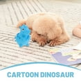 thumbnail image 2 of KAKOWELY Interesante juguete para perros con forma de dinosaurio de dibujos animados, juguete molar para cachorros, juguete de látex con sonido chirriante., 2 of 5