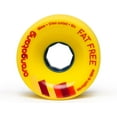 thumbnail image 2 of Orangatang Fat Free 65 mm Freeride Longboard Skateboard Wheels (Set of 4), 2 of 10