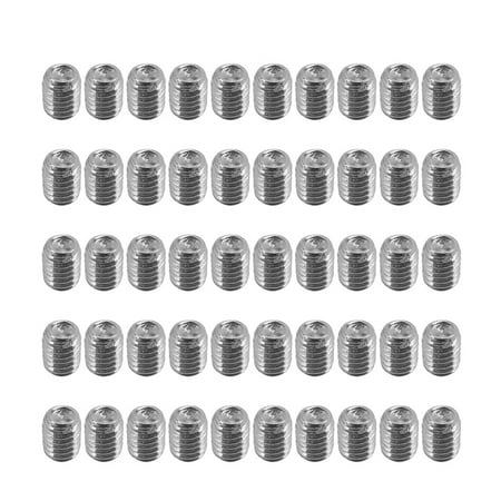 

50Pcs M2.5 x 3mm Stainless Steel Hex Socket Set Grub Screws Headless Cup