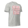 thumbnail image 3 of NEVADA stands with TEXAS patriotic AMERICAN Unisex t-shirt (Athletic Heather, M), 3 of 3