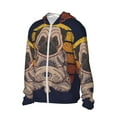 thumbnail image 2 of Haiem Pug dog Yoga UPF 50+ Fishing Shirts for Men Long Sleeve UV Sun Protection Hoodie Non-Mask Outdoor Hiking Shirts, 2 of 9