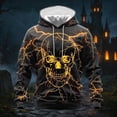 thumbnail image 2 of Mens Hoodies Halloween Print Long Sleeve Casual Streetwear Jacket with Pocket Fall Outfits 2026, 2 of 4