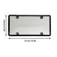 Dabozhi License Plate Protector - License Plate Covers 2 Pcs Plastic ...