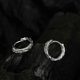 thumbnail image 2 of Nuevos pendientes sencillos de plata de ley S925, 2 of 4