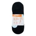 thumbnail image 2 of Blissful Benefits by Warners' Women's Ultra No Show Liner Socks, 3-Pack, 2 of 2