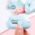thumbnail image 4 of Big Sale ! Jiiey Cutter Cloud Shape Utility Knife Retractable Portable Mini Knife For Wrapping Envelopes Letter Box Cutter With Keychain Holes 3 Pack, 4 of 7