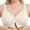 A1_White, variant on VISALY Front Closure Jelly Bras for Old Women Wireless Push Up No Underwire Full Coverage Seamless Comfy Front Snap Support T-Shirt Bras Soft Supportive Compression Convenient Bras Beige L