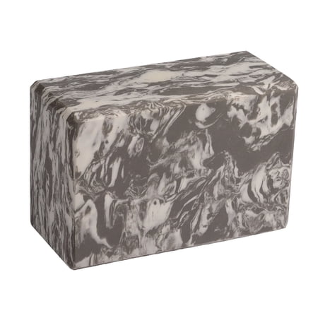 Hugger Mugger Marbled 4 in. Foam Yoga Block