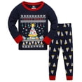 thumbnail image 4 of Pijamas de manga larga para niños y niñas, ropa de dibujos animados, traje encantador de Navidad, ropa de casa para primavera y otoño, 4 of 4