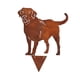 thumbnail image 1 of Perro De Metal Estaca De Jardín Labrador Silueta Escultura Animal Para Decoración Al Aire Libre Moyic HA042538-02, 1 of 6