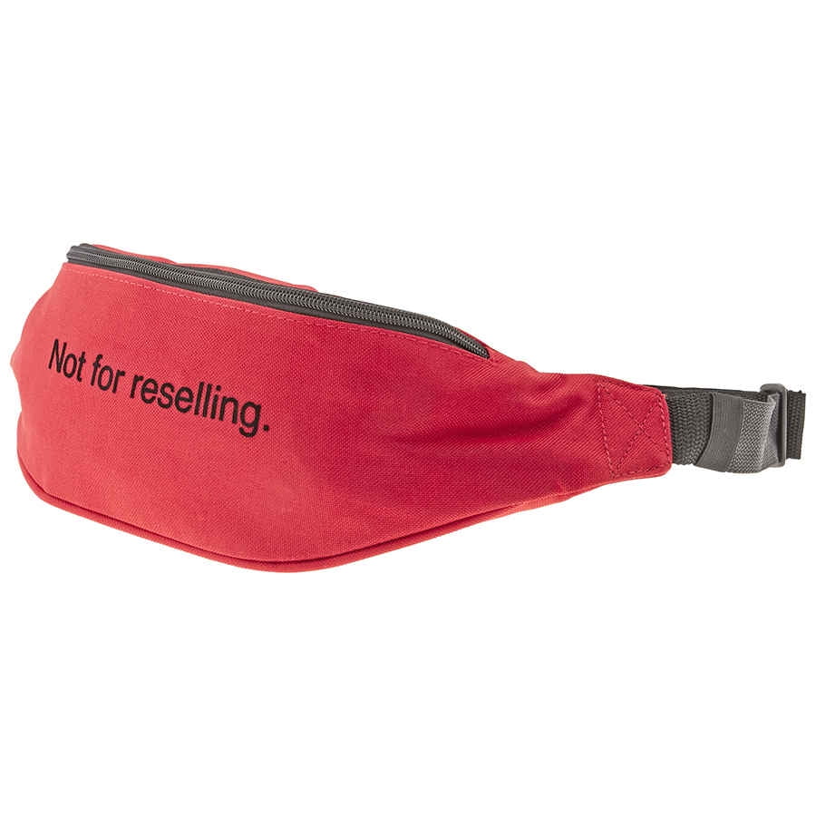 red bum bag