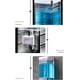 thumbnail image 4 of Wall Mounted Manual Soap Dispenser, 250ml Bathroom Shower Pump Dispenser Manually Press Lotion Shower Soap Dispenser, 4 of 5