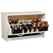 Shoe Cabinet, Single, White
