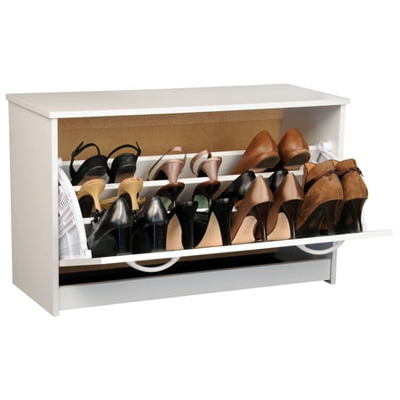 Shoe Cabinet, Single, White