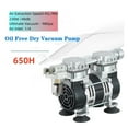 thumbnail image 2 of Oil Free Vacuum Pump Small Industrial Air Extraction Pump Test Room Suction Filtration Silent Negative Pressure Pump ,Widely Use, 2 of 5