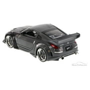 Jada Toys Black D.K.s Nissan 350Z Fast & Furious Diecast Car Play Vehicle
