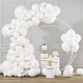 thumbnail image 4 of White Balloon Arch Balloon Garland Kit Birthday Balloons 120pcs, 4 of 7