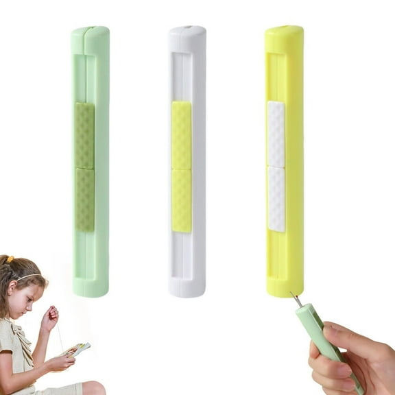 Needle threaders,3pcs Upgraded 2 in 1 Automatic Needle Threaders Seam Ripper,2 in 1 Threading and Thread Removal Tools,for Hand Sewing Knitting Craft Quilting Supplies