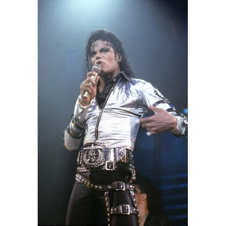 Michael Jackson On Stage In Los Angeles In 1993 King Of Pop