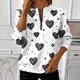thumbnail image 1 of Xuyuer Valentines Day Sweatshirts for Women Valentine Sweatshirt Love Heart Graphic Pullover Tops Casual Holiday Tops Love Heart Shirts Casual Valentine Pullover Long Sleeve Tops, 1 of 5