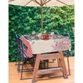thumbnail image 3 of Boanket Outdoor Tablecloth with Umbrella Hole for Patio/Picnic/Party/Camping, 4th of July Waterproof Table Cloth Rectangle Table Cover Washable, Independence Day Floral Fireworks Rustic (60"x 84"), 3 of 7
