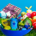 thumbnail image 6 of Happy Easter Basket Pre-Filled Surprise Jumbo Egg w/ Blue's Clues Plush Toy Kids Boys Girls Balloon Eggs Peeps Candies & Reusable Plastic Egg-Shaped Container Spring Party Favors (Contents Vary), 6 of 7