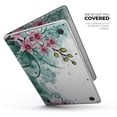 thumbnail image 2 of DesignSkinz Pink & Green Watercolor Floral Full-Body Skin Decal Wrap Cover for MacBook Pro 13" without Touch Bar (A1708), 2 of 9