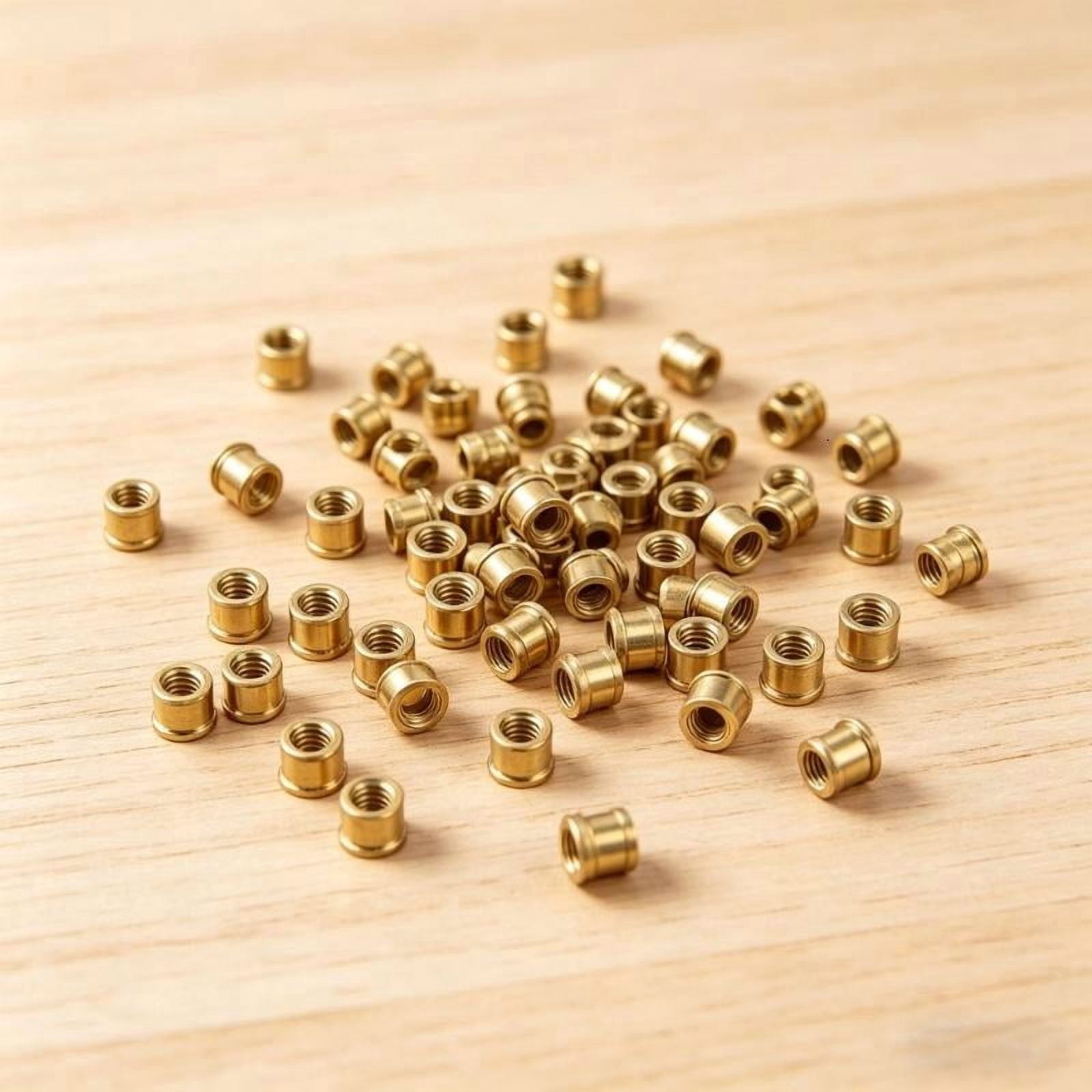 CEORPER 420Pcs Anti Brasses Threaded Inserts Threaded Knurled Brasses Hot Melt