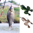 thumbnail image 4 of Frog Bait Anti-hanging Bottom Sharp Hook Rust-proof Anti-break Bite Resistant 3D Fisheyes High-Strength Frog Lure Bait Outdoor Tackle, 4 of 7