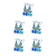 thumbnail image 1 of Cateissary Flores secas, flores prensadas, múltiples artesanías florales, accesorios de bricolaje, artículos para el hogar para tarjetas de juego de flores azules 5Conjunto, 1 of 6