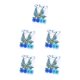 thumbnail image 1 of Inteprter Flores secas, flores prensadas naturales, hermosos accesorios DIY, suministros para álbumes de recortes, artículos para el hogar, kit juego de flores azules 5Conjunto, 1 of 6