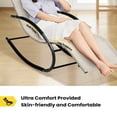 thumbnail image 6 of Pellebant  Chaise Patio Rocking Chair with Pillow Beige, 6 of 7