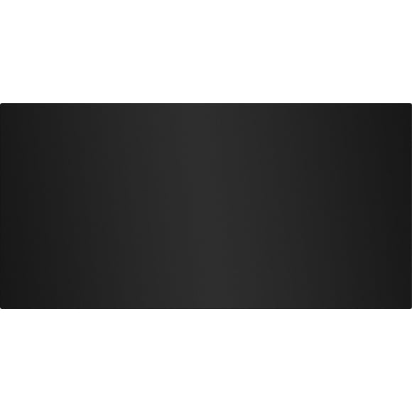 uDecor DuraClean Smooth Black 2ft x 4ft Vinyl Drop Ceiling Tile - Box of 10 - Waterproof, Washable, Fire-Rated, 4mm PVC (80 Sq.ft) (Black, 2x4)