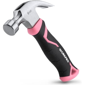 WORKPRO 8 oz Claw Hammer with Fiberglass Handle
