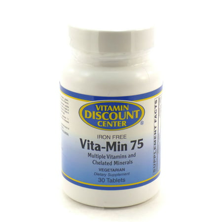UPC 812732020054 product image for Iron-Free VITA-MIN 75 Multivitamin by Vitamin Discount Center - 30 Tablets | upcitemdb.com
