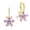 Gold-02, variant on Gold Silver Small Hoop Dangle Earrings for Women, Trendy Dainty Rhinestone CZ Dangling Prom Wedding Leaf Flower Snowflake Butterfly Starfish Fashion Jewelry Gift