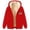 Red, variant on Fmbrln Women's Zip Up Hoodie Fleece Lined Christmas Print Hooded Sweatshirt Long Sleeve Drawstring Comfy Warm Fall Winter Jacket with Pocket