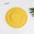 thumbnail image 4 of Tswift Hot Sale Round Placemat, 18cm Cotton Insulation Mat Meal Mat Woven Anti Scalding Table Mat Bowl Mat Nordic Simple Pot Mat Cotton Insulation Mat, 4 of 6