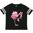 thumbnail image 3 of Inktastic Flamingo Ballerina in Tutu and Ballet Toe Shoes Boys or Girls Toddler T-Shirt, 3 of 5