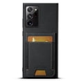 thumbnail image 5 of Compatible with Samsung Galaxy Note 20 Flip Wallet Phone Case with Card Holder Elastic,Magnetic Back Flip Kickstand Cover Premium PU Leather Business Classic Style Shockproof Case,Black, 5 of 7