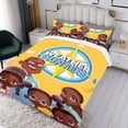 thumbnail image 3 of Cazadores del Clima Conjunto de sábanas temático, trío de piezas, cómodo y amigable con la piel, diseño único, regalo de decoración para el hogar para familiares, amigos y fans,140cm *210cm, 3 of 6