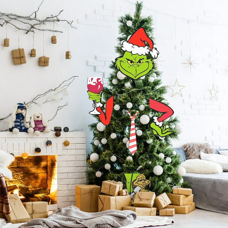 Troublemaker Christ Decor For Grinch Christmas Tree Troublemaker Tree Topper