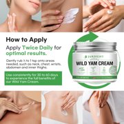JARDIENT Non-Greasy Nourishing Wild Yam Cream for Wrinkles, Unscented, 2 oz