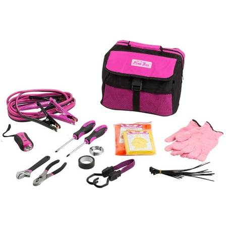 The Original Pink Box PB1EKIT Emergency Roadside Assistance Kit for