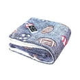 thumbnail image 2 of Portable Heated Blanket Suitable For Winter Outdoor Commuting And Home Use Made Of Comfortable Soft And Skin Friendly Fabric., 2 of 7